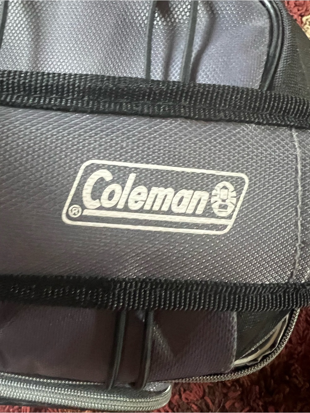 Coleman Black Gray Insulated Cooler Bag with Shoulder Strap - Picture 5 of 7